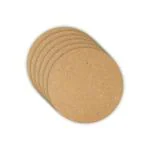 Creata Impex Engineered Wood Circle MDF Board for Art and Craft 4mm (Pack of 10)