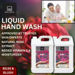 BLISS & BLUSH Hand wash liquid pink 10Litr Germ removal I Skin- Friendly I Baby & Pet safe I Vegan I Phosphate & Sulphate Free I Non-toxic