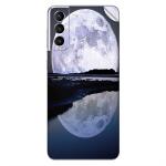 GADGETSWRAP Printed Vinyl Skin Sticker for Samsung Galaxy S21 - full moon reflection