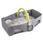 Babies Bloom Grey Baby Portable Travel Bed