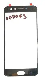 NAFS Black Front Screen Outer Upper Touch Glass Lens Panel For Oppo F3