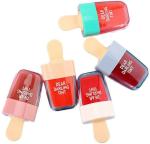 Glowy Professional Liquid Matte Ice Cream Shape Beauty Lipstick (Multicolor)