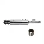 Allextreme AXTB102 Tail Gunner Rotating Exhaust Silencer with Glasswool and Bush for BS3 and BS4 Model Cruiser Motorcycle (Chrome)