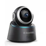 Dumbel Hulkx Carecam Pro Wireless 360 Degree Smart Pan Tilt 3Mp Wifi Cctv Camera, 1080P Full Hd, Night Vision, Up To 128 Gb Microsd Card Slot, Motion Detection - White