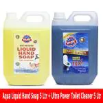 DOC HIM Aqua Liquid Hand Soap 5 Ltr + ultra Power Toilet Cleaner 5 Ltr
