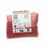 Novoflex CPSS 150 ES K (R ) ,Cab Lok Nylon Cable Ties 150 x 2.5 mm Colour: Red ,Pack of 1000, 6 Inch, Tensile Strength 8 KGF / 18 LBS