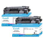 EAIERS (05A) CE505A Compatible for HP 05A Toner Cartridge for HP Laserjet P2032, P2035, P2035n, P2055, P2055d, P2055dn, P2055x Black (Black Pack of 2)
