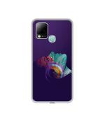 Casotec Vector Girl Design Printed Silicon Soft TPU Back Case Cover for Infinix Hot 10s