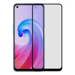 Gadgetronics Oppo A96 Matte Finish [Black] Tempered Glass Screen Protector with Edge to Edge Coverage - Easy Installation Kit