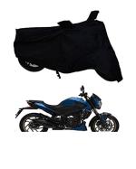 Feelitson Black Water Proof Bike Body Cover With Buckle Belt For Bajaj Dominar 400