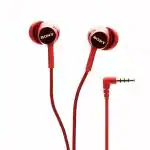 Sony MDR-EX150AP In-Ear Wired Headphones With Mic (Red)