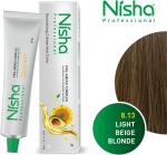 Nisha Professional Permanent Hair Colour Creme Black Hair color 1.0, 60gm 100% Gray Coverage Anti Aging Professional Salon Hair Colour