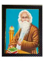 Framtastic Freedom Fighters Rectangular Photo Frame Rabindranath Tagore 10 x 13 inch