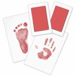 A Baby Cherry Pink Inkless Ink Pad For Baby Handprints And Footprints 3-6M (L)