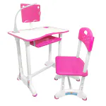 StarAndDaisy Smart Study Table & Chair Set for Kids 3 to 10 Years with an Option of LED Lamp(Pink)