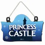 Indigifts Jungle Jalebi Princess Castle Printed Kids Blue Wall Hanging Board