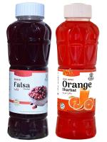 natraj The Right Choice Falsa and Orange Sharbat - (750 X 2= 1500ml) (Pack of 2)