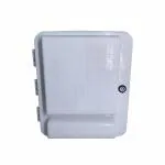 Multy Byte POE/DVR PVC Rack Network Cabinet Box - Secure Wall Mount for 4 & 8 Channel DVRs & Routers - Heavy-Duty - Power Sockets & Surge Protection - Indoor/Outdoor Use- Weatherproof DVR Cabinet