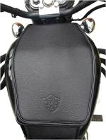 UNIWARE Black Leather Scratch Proof Petrol Tank Cover For Royal Enfield Classic 350, Royal Enfield Classic 500, Electra, Royal Enfield Bullet, Standard