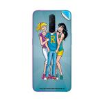 GADGETSWRAP Printed Vinyl Skin Sticker for Oppo R17 Pro- the-love-triangles