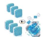 Avicii Brand Premium Washing Machine Cleaning Tablet Descaling Powder Tablets Washing Machine Deep Cleaner Deep Cleaner Tablet All Companies Front and Top Load -6 Count -Pack Of 6- REFRESH BLUE
