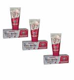 TINY SMILEZ Kids Anti Cavity Toothpaste, Natural Sparkling strawberry Flavour (6 months to 12 years) Pack of 6