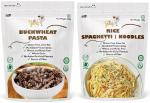Mr. Yumpty Buckwheat Pasta (200g) and Rice Spaghetti / Noodles (150g), Set of 2