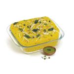 Treo by Milton Transparent Oven Safe Square Borosilicate Glass Baking Dish,1100 ml