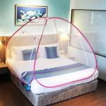 Polyester Adults Washable Foldable For King Size Bed & Double Bed Mosquito Net