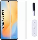 Hot Selling Tempered Glass Guard for VIVO X70-PRO UV Tempered Glass. |Pack of 1