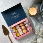 HEALTHY MITHAI CO. Assorted Dry Sugar Free Assorted Vegan Mithai Box richness of Cashew and Almond