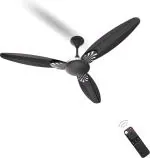MinMAX SENORITA Energy Saver 5 Star 1200 mm BLDC Motor with Remote 3 Blade Ceiling Fan (Smoke Brown, Pack of 1)