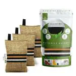 Dr. CHARCOAL Non Electric Air Purifiers, Modish Khaki (Pack Of 3 X 75 g)