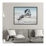 ARTE'VENUE LIndomptable framed wall art on Canvas 31 X 23 inch