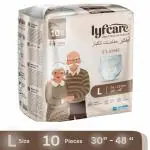 Lyfcare Classic Pull-Up Pants | Waist Size (45-61 Inch) Adult Diapers -XXL (20 Pieces)