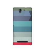 Casotec Pattern Arts 3D Printed Designer Hard Back Case Cover for Sony Xperia C3 Dual