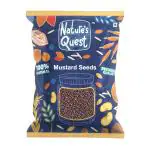 Nature's Quest Natural Mustard Seeds 900gms | Sarso seed | Whole Rai | Whole Mustard Black | Indian Spice 900 Gms