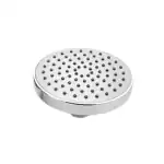 ENNIUS Elegance: 5-Inch ABS Shower Head for Bathroom - Slim Overhead Design, Rain Shower Experience, Pack of 1 (No Rod) 100% Stainless Steel, Chrome Finish