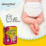 Absorbia Baby Diaper Pants Premium, XXl Jumbo (50 pieces)