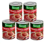 Sawar Tomato Puree 850 Gram ( Pack of 5)