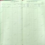 ATISHAY Visitor Gate Entry Register 34cm X 20cm 100 Pages- Pack of 5