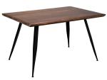 Purewood Walnut, Black Solid Wood European Harwood 8-Seater Dining Table Without Chair For Living Room Home