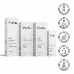 Curlin Curly Hair Shampoo (200g) + Conditioner (150g) + Curl cream (150g) + Scalp tonic (100ml) Pack of 4