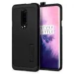 Spigen Black Polycarbonate Back Cover For Oneplus 7 Pro
