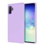 LIRAMARK Liquid Silicone Soft Back Cover Case for Samsung Galaxy Note 10 Plus/Note 10+ (Levender)