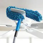 KARTUNBOX Microfiber Duster for Home Cleaning Floor, Wall and Ceiling Flexible Broom/Brush/Mop with Long Handle (Assorted Color)