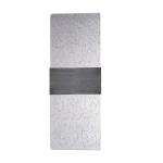 Timson 10 Watt Rectangular LED Wall Lamp (Silver Lines, Pack of 1)