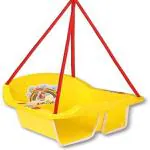 Maanit Swing for Kids Wave Adjustable Baby Swing used to indoor-outdoor Toy Swings (Yellow)
