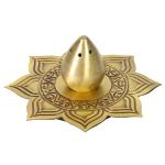 Nakshikathaa Gold Antique Alpana Incense Holder