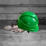 LADWA 1 Pcs Green Heavy Duty Safety Director Helmet Head Protection for Outdoor Work Head Safety Hat with ISI Mark (Pack of 1)